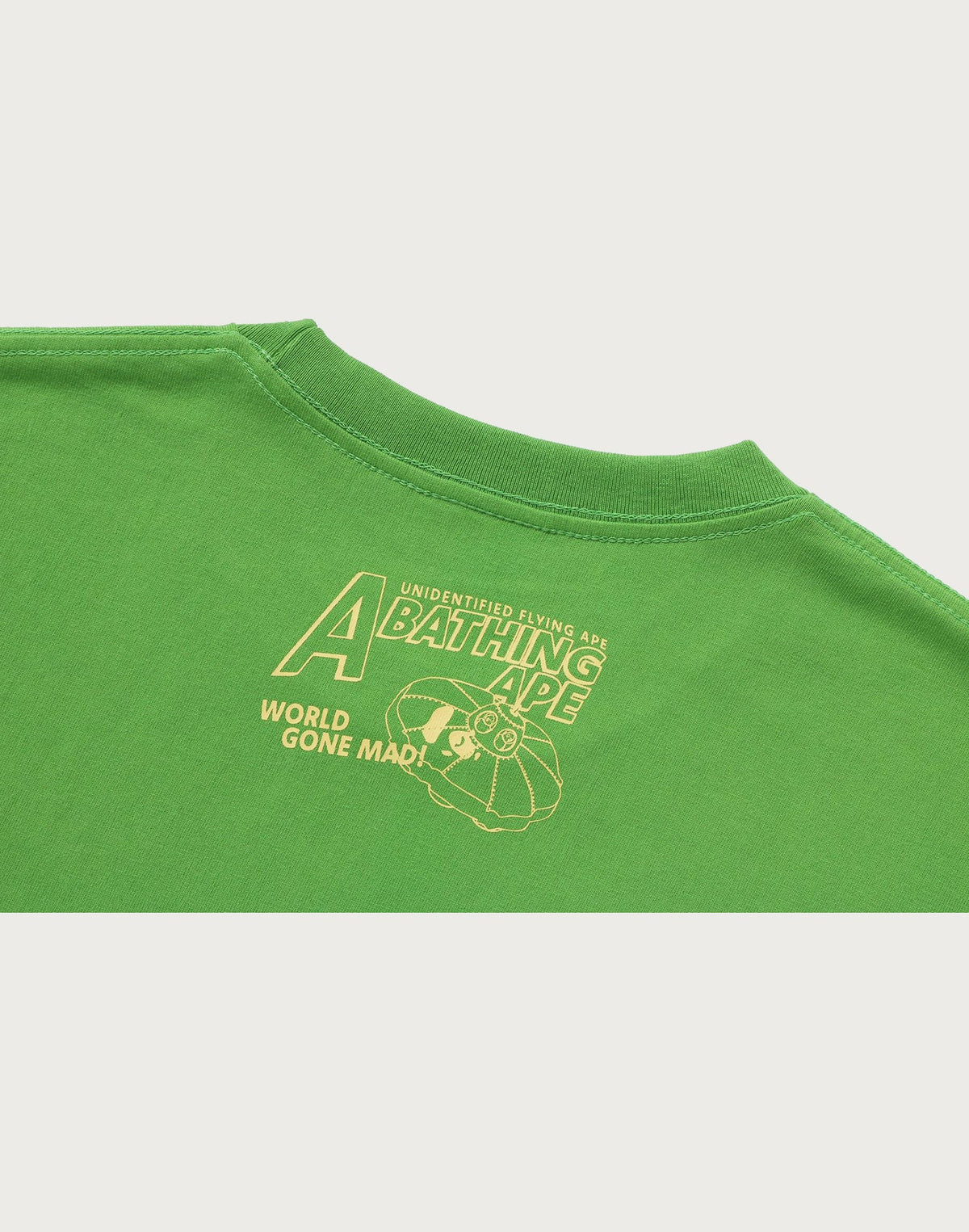 APE HEAD UFO ON MOON TEE MENS