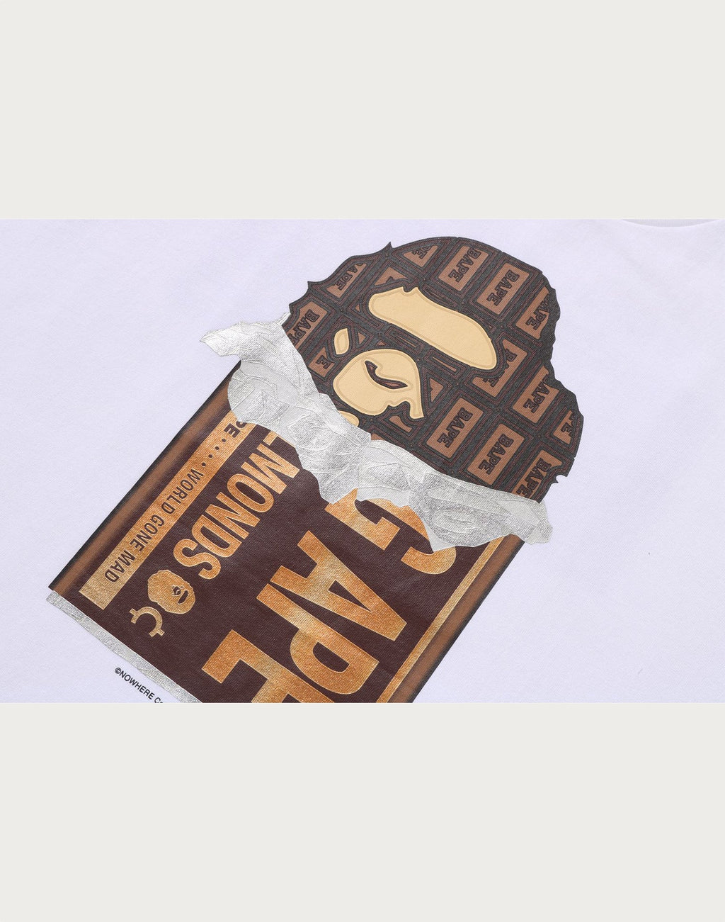 CHOCOLATE BAR APE HEAD TEE MENS