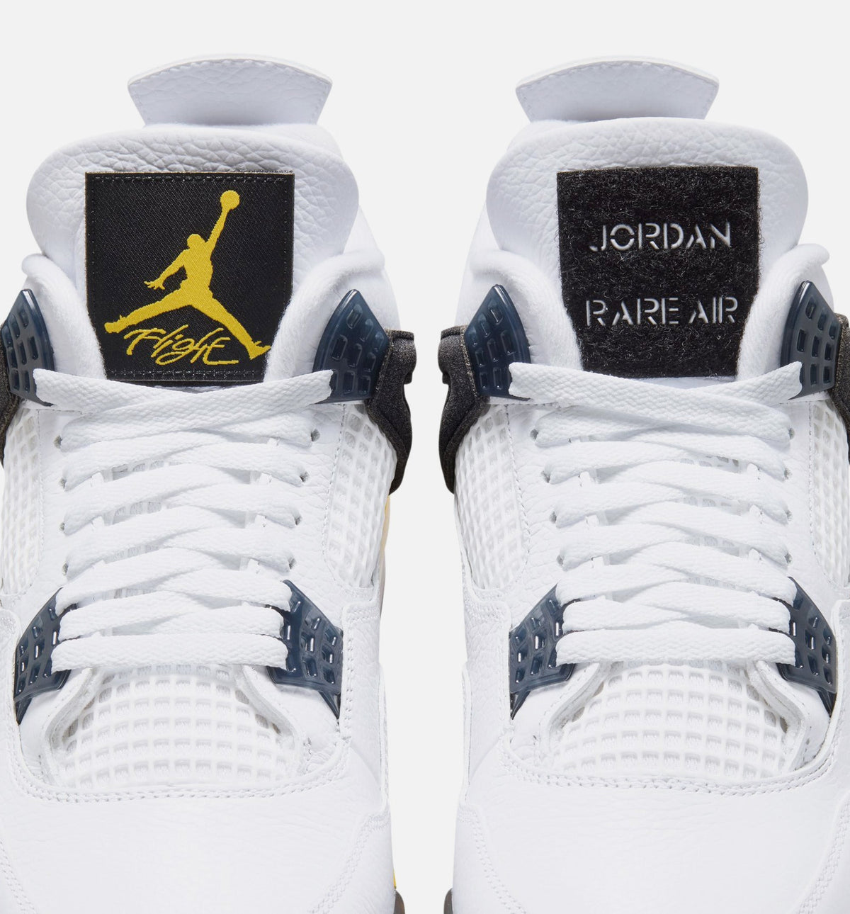 Air Jordan 4 Retro "Rare Air Tour Yellow" Men's Shoe – White/Dark Blue Grey/Black/Tour Yellow