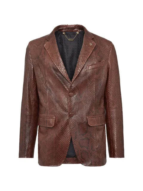 Billionaire Wild at Heart replica python-skin blazer