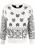 RHUDE paisley-print cotton jumper