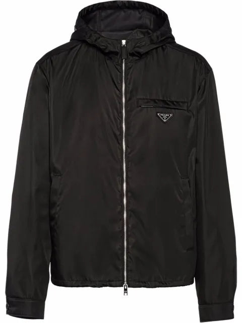 Prada Re-nylon hooded blouson jacket