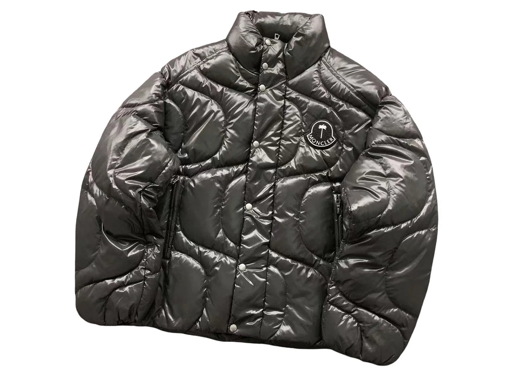 Moncler x Palm Angels Haunani Down Jacket in Grey