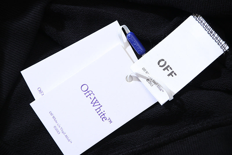 Off-White "99" Impressionism Arrow Hoodie – Pink Brushstroke
