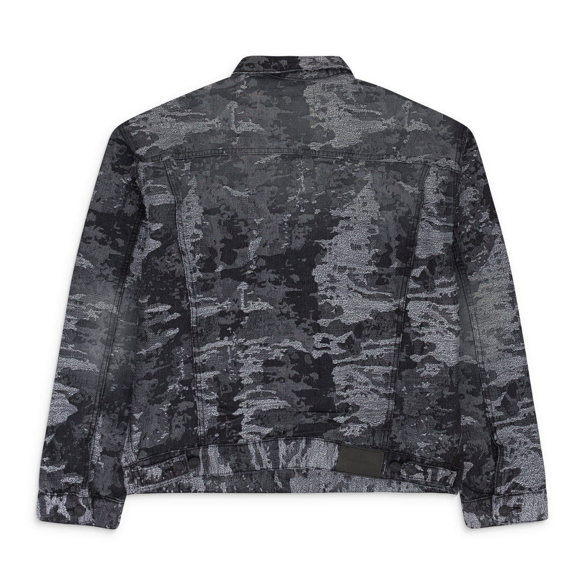 JACQUARD JACKET BLACK DENIM JACKETS