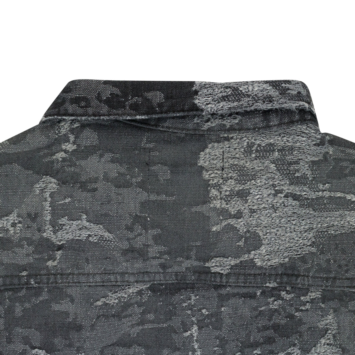 JACQUARD JACKET BLACK DENIM JACKETS