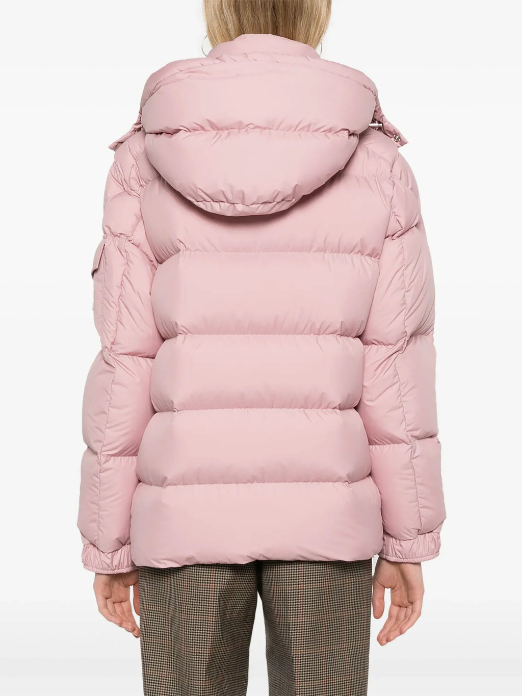 Moncler Maya 70th Anniversary Short Down Jacket in Pink