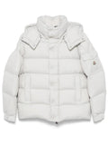 Moncler Maya 70th Anniversary Short Down Jacket in White