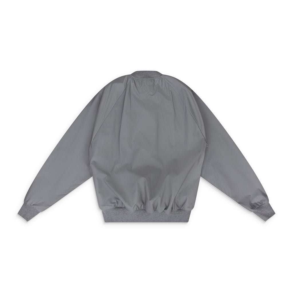 Grey Water-Proof Woven Raglan Top
