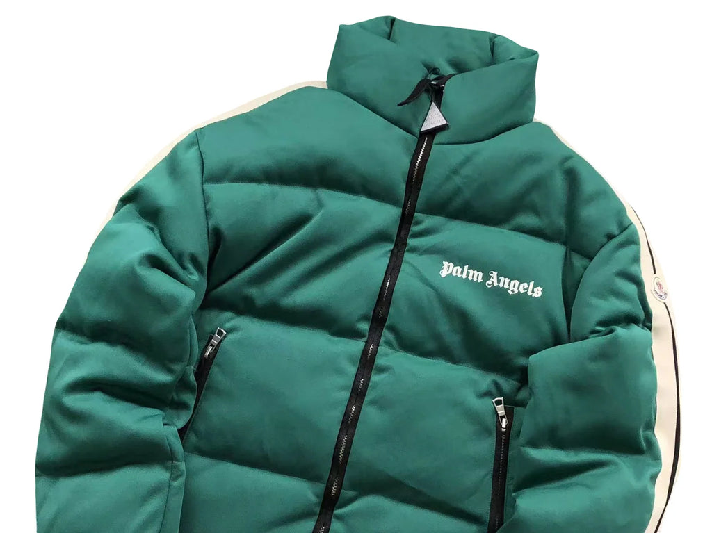 Moncler x Palm Angels Rodman Down Jacket in Teal