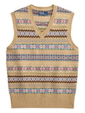 Polo Ralph Lauren V-neck patterned vest