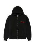 Balenciaga salon de couture regular fit zip-up hoodie
