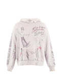 SAINT MXXXXXX x Alexis Ross Alx distressed graphic-print hoodie