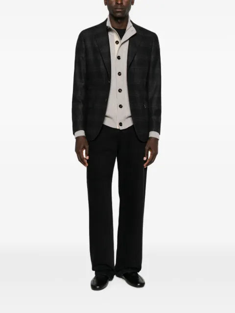 Eleventy check-pattern blazer