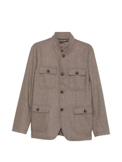 Gran Sasso four-pocket high-neck jacket