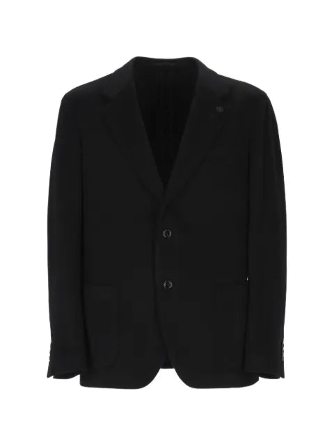 Lardini cashmere single-breasted jacket