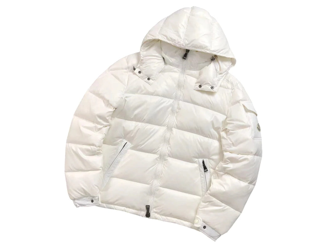 Moncler Maya Down Jacket in White