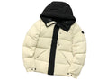 Moncler Madeira Down Jacket in Cream & Black