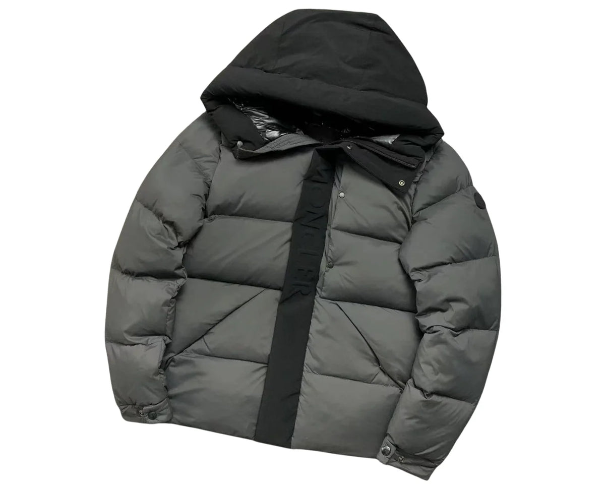 Moncler Madeira Down Jacket in Grey & Black