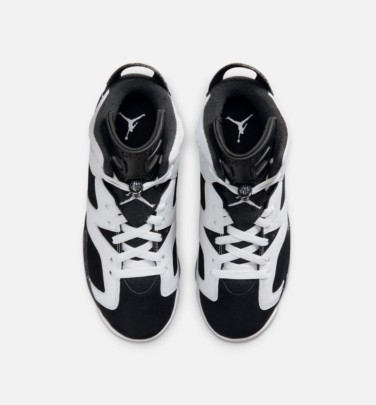 Air Jordan 6 Retro Black and White Big Kids' Sneakers - Black / White