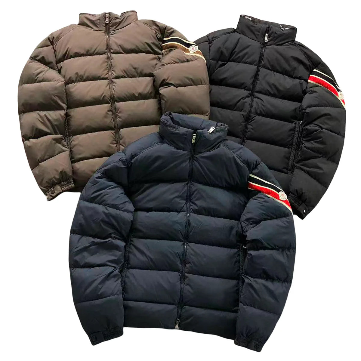 Moncler Solayan Down Jacket in Navy
