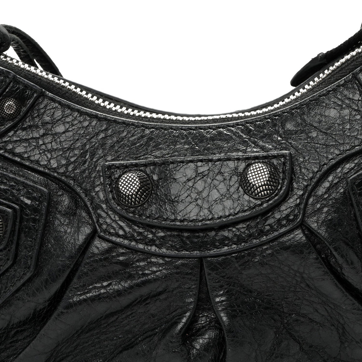 Agneau Arena Le Cagole Shoulder Bag XS Black
