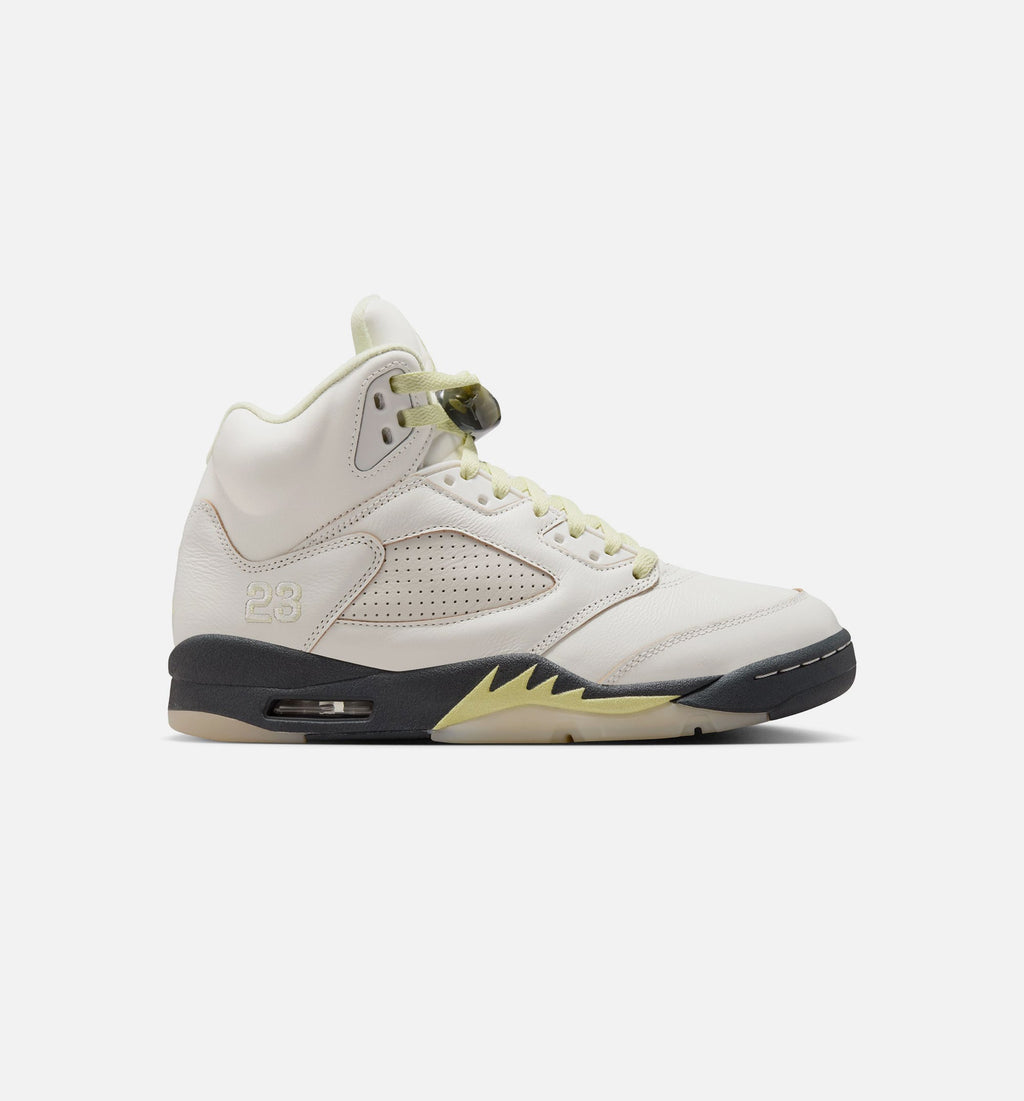 Air Jordan 5 Retro Luminous Green and Sail Women's Lifestyle Shoe – Sail/Luminous Green/Anthracite