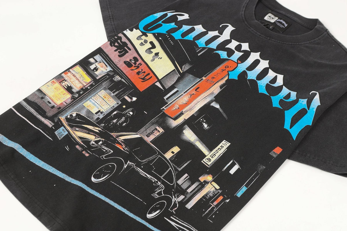 Godspeed City Car Graphic T-Shirt