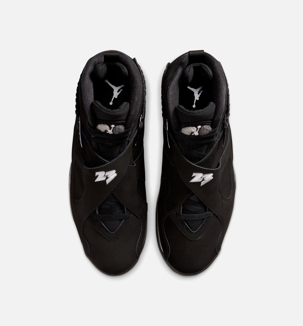 Air Jordan 8 Retro Chrome | Men's Lifestyle Shoe | Black/White/Light Graphite