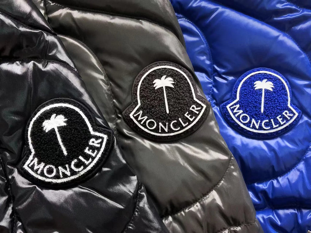 Moncler x Palm Angels Haunani Down Jacket in Grey