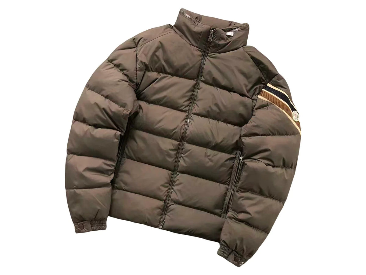 Moncler Solayan Down Jacket in Brown
