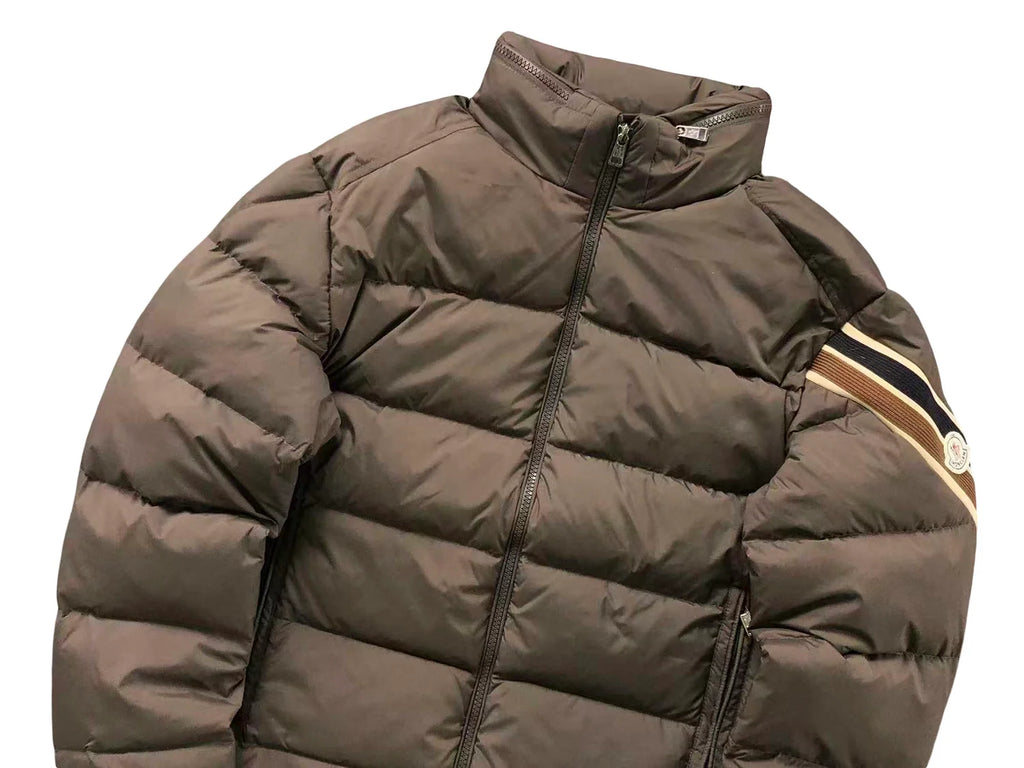 Moncler Solayan Down Jacket in Brown