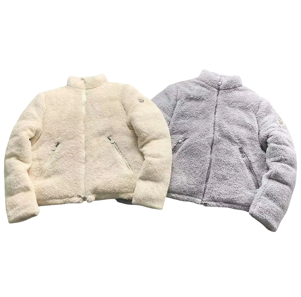 Moncler Polignac Fleece Jacket in Cream