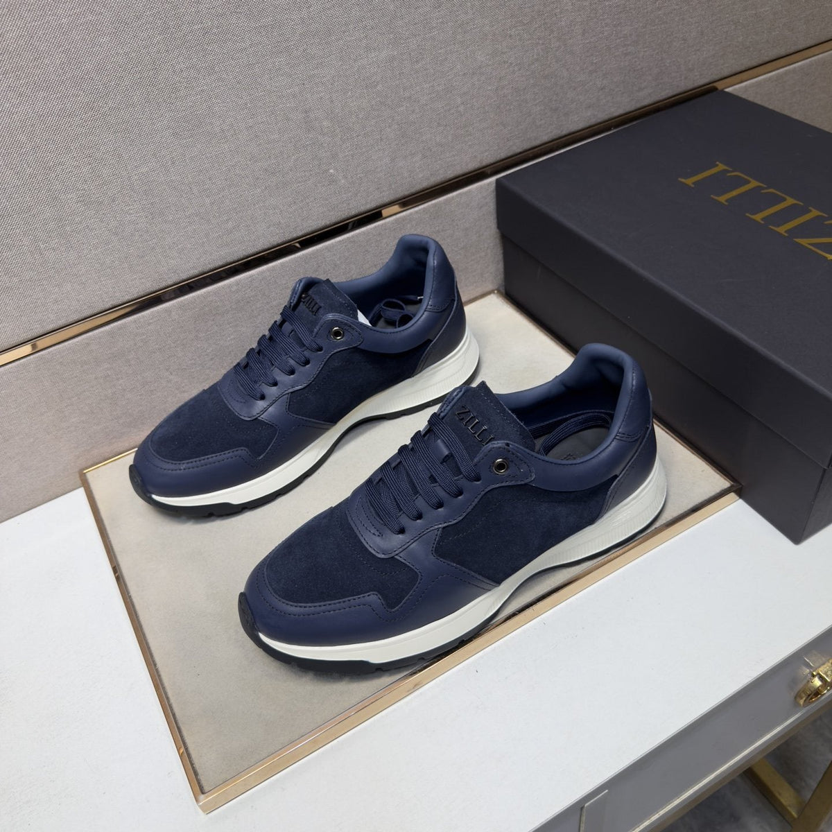 ZILLI Men's Paneled Low-Top Sneakers